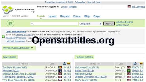 org</b> is your ultimate destination for downloading and uploading subtitles for movies and TV series in any language. . Opensubtitleorg download